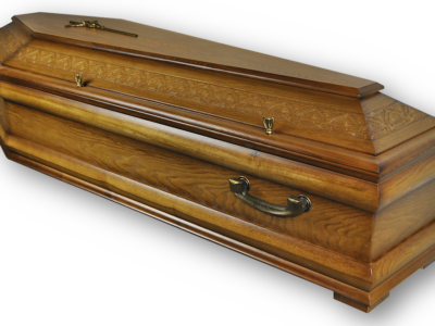 jasna trumna francuska rzeźbiona