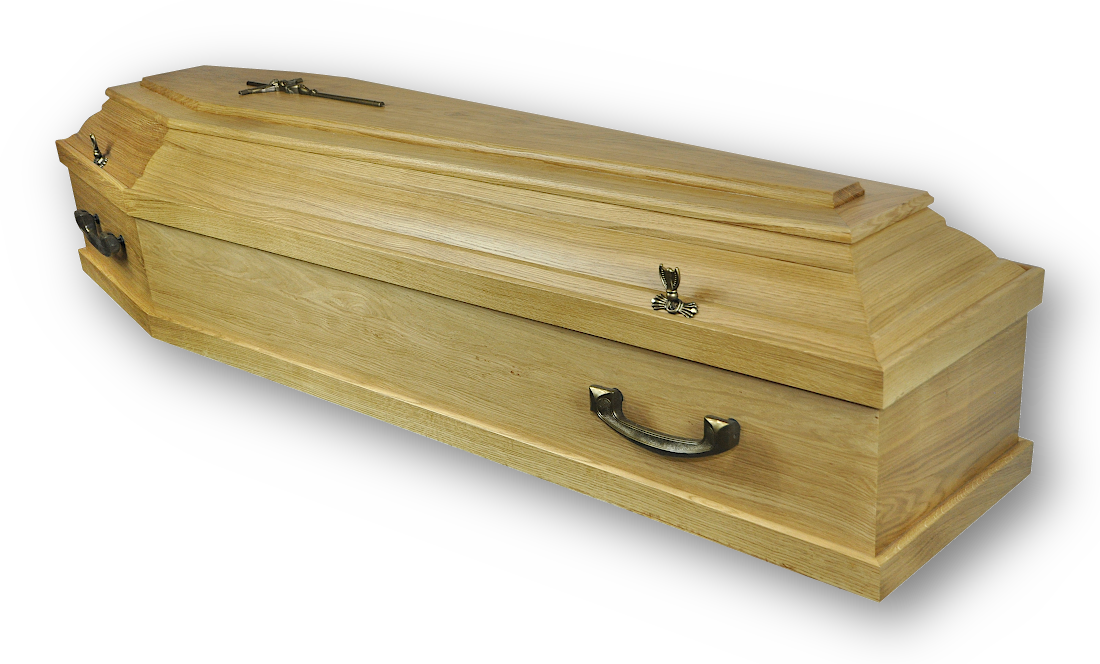 jasna dębowa trumna francuska - Tanie usługi pogrzebowe jasna dębowa trumna francuska