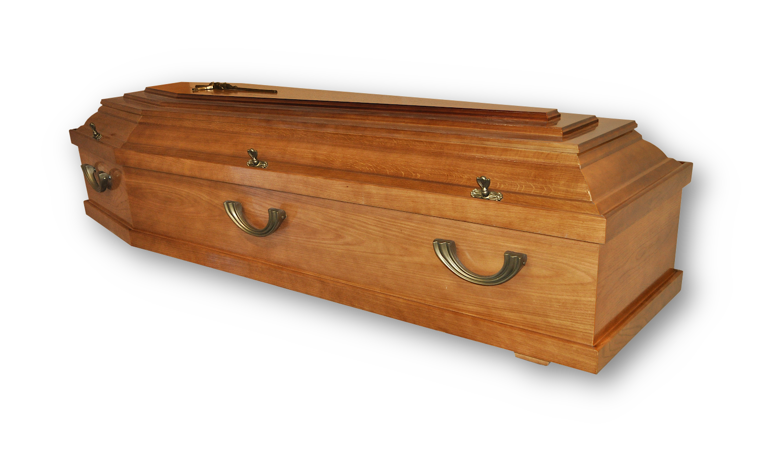 - Tanie usługi pogrzebowe trumna dębowa jasny mahoń